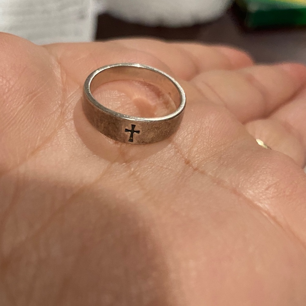 James Avery Silver Cross Ring